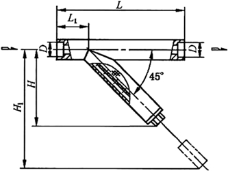 承插焊Y型過(guò)濾器結(jié)構(gòu)圖